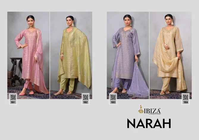 Narah By Ibiza Kosa Silk Designer Salwar Kameez Wholesale Shop In Surat